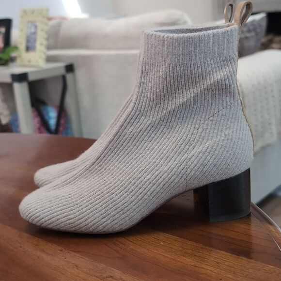 Everlane The Glove Wool Blend Pull On Boot Oatmeal Size 5 - Picture 4 of 14